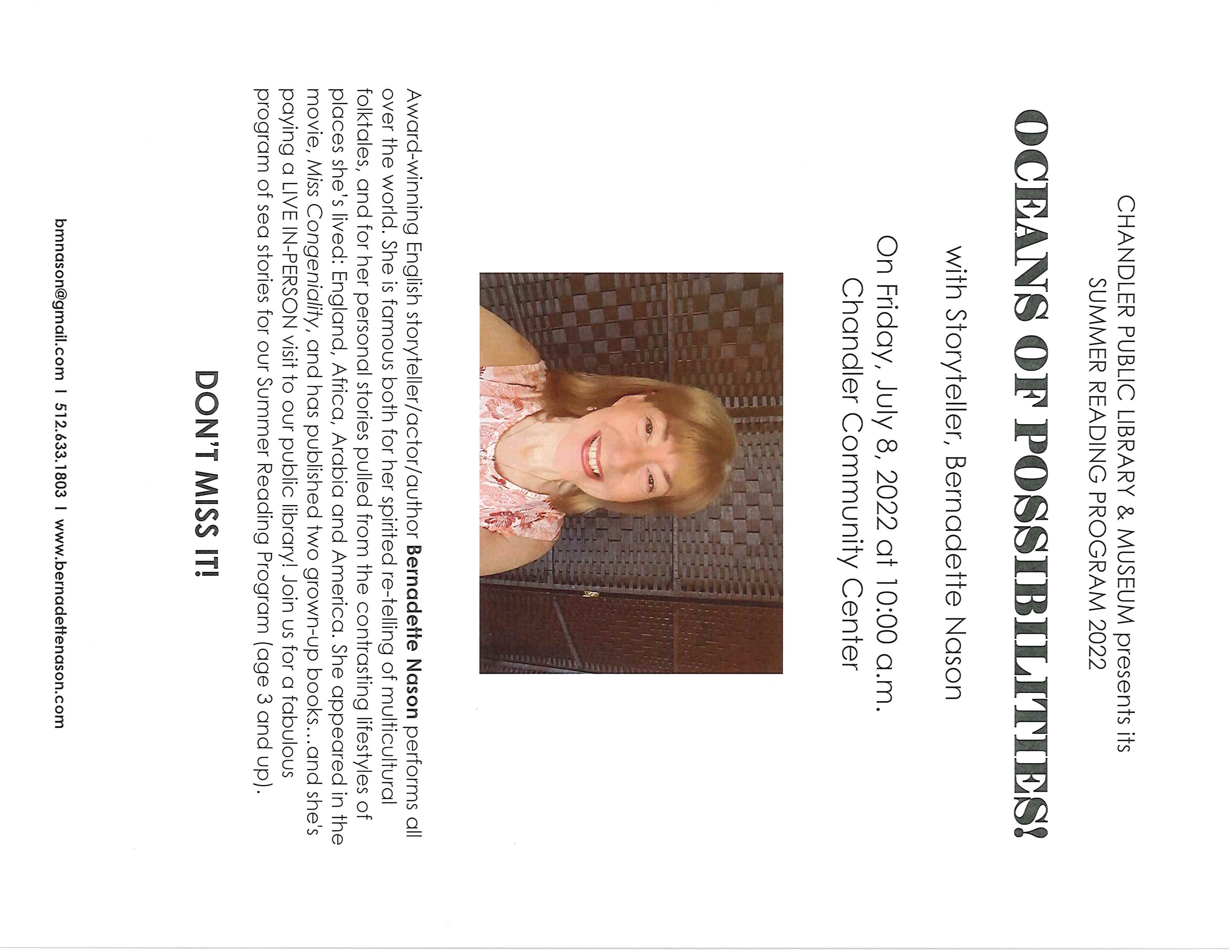 Oceans of Possibilities event 7.8.2022