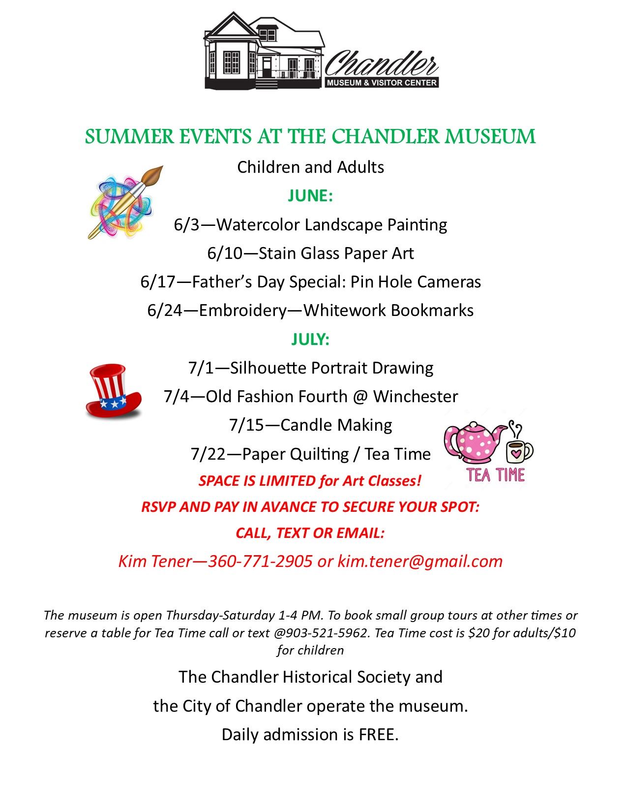 2023 SUMMER EVENTS