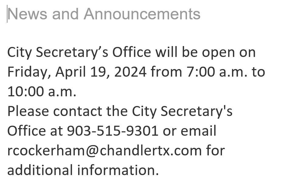 April 19 2024