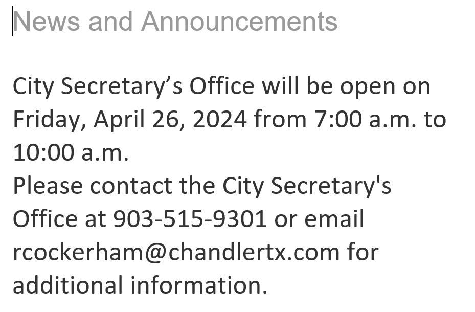April 26 2024